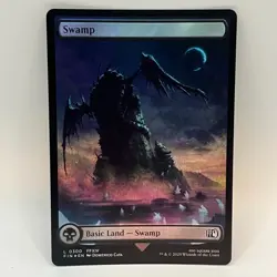 Magic MTG Final Fantasy Foil Swamp L0300 NM/NP - Image 1