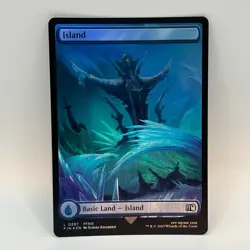 Magic MTG Final Fantasy Foil Island L0297 NM/NP - Image 1
