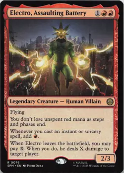 Electro, Assaulting Battery R Marvel's Spider-Man 76 - LP MTG - Image 1