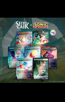 Magic the Gathering Secret Lair x Sonic the Hedgehog Complete Foil Bundle - Image 3