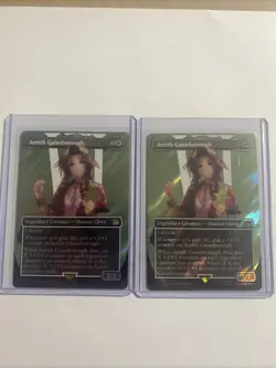 Aerith Gainsborough (Borderless) (Surge Foil) Final Fantasy Foil, NM - Image 1