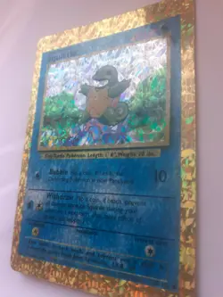 Pokemon 1998 Basic40HP Shiny foil Squirtle 1st base full holo card 63/102 rare - Image 4