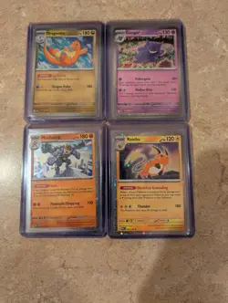 Pokemon Sam's Club 151 4 Mini Tin Promos Only NM Raichu Machamp Gengar Dragonite - Image 1