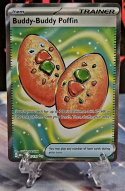 Pokemon TCG Buddy-Buddy Poffin 167/132 Me01: Mega Evolution Holo - Image 2