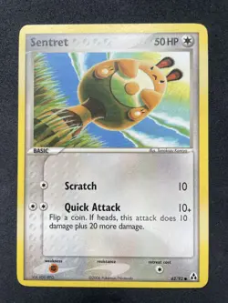 Pokemon TCG Sentret Legend Maker 62/92 Regular NM - Image 1
