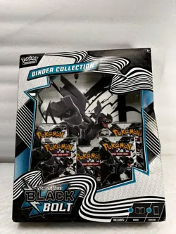 Pokemon TCG: Scarlet & Violet-Black Bolt Binder Collection (Zekrom Binder & 5 Bo - Image 3