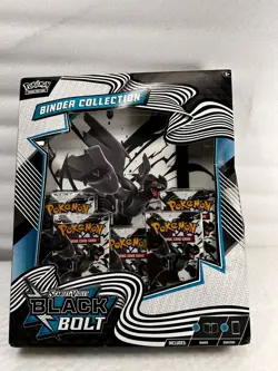 Pokemon TCG: Scarlet & Violet-Black Bolt Binder Collection (Zekrom Binder & 5 Bo - Image 4