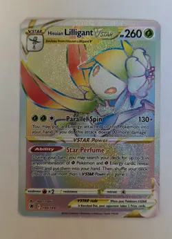 Pokemon TCG - Hisuian Lilligant Vstar- Astral Radiance - 190/189 - Rainbow - NM - Image 3