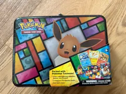 Pokemon TCG: Eevee Collectors Treasure Chest Tin 2021 - Factory Sealed - Image 1