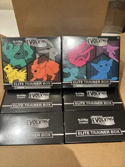 Pokemon Evolving Skies Elite Trainer Box Set With Free Shipping - Image 1