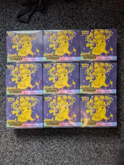 4x Scarlet & Violet Surging Sparks Pokemon Center Elite Trainer Box SEALED - Image 1