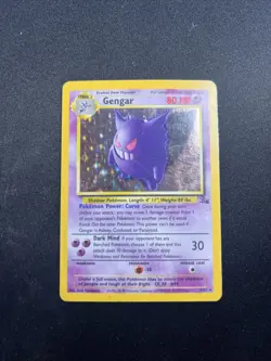 Pokemon Gengar Holo Rare 5/62 Fossil Base Set - Image 1