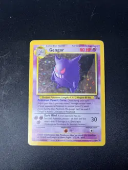 Pokemon Gengar Holo Rare 5/62 Fossil Base Set - Image 2