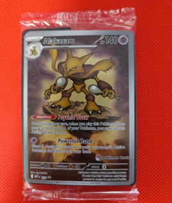 Alakazam 009 Pokemon Center Promo Mega Evolutions Sealed Pokemon Center Stamp - Image 1