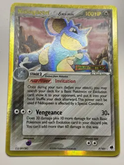 Nidoqueen 7/101 Ex Dragon Frontiers Reverse Holo Pokemon HP - Image 1