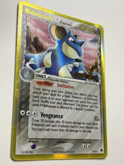Nidoqueen 7/101 Ex Dragon Frontiers Reverse Holo Pokemon HP - Image 2