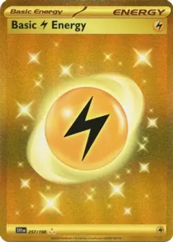 Basic Lightning Energy - 257/198 - Hyper Rare NM, English Pokemon Scarlet & Viol - Image 1