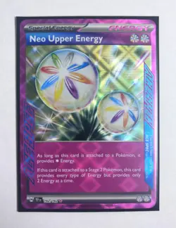 Neo Upper Energy 162/162 Ace Spec Rare Temporal Forces Pokemon TCG NM - Image 1