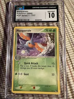 Masquerain Pokemon 2004 Pop Series 1-7/17 Cgc 10 - Image 1