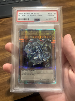 Blue-Eyes White Dragon (Quarter Century Secret Rare) KC01-EN000 [ 1 of 150 ] - Image 1