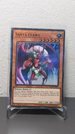 Santa Claws AC18-EN012 Yugioh TCG Super Rare 1st Edition - NM - Image 1