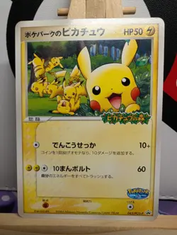 Pokemon Pikachu TCG Promo Card PokePark's Pikachu 043/Pcg-p Japanese 2005 - Image 1