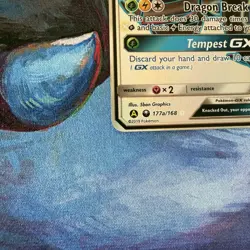 Pokemon TCG Shiny Rayquaza GX Promo Card 177a/168 Hidden Fates - Image 5