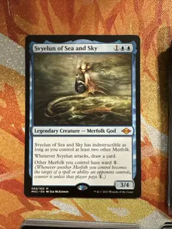Custom Merfolk Tribal Commander EDH Deck - Svyelun of Sea and Sky - MTG Magic - Image 1