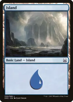 19x ISLAND Basic lands (mixed art) - NM/LP - Duel Decks: Mind vs. Might - Image 3
