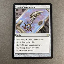MTG Staff of Domination Fifth Dawn Regular Magic The Gathering - Image 1