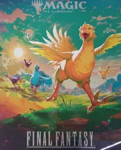 MAGIC THE GATHERING FINAL FANTASY CHOCOBO FOIL PROMO POSTER MTG 18X24 New InTube - Image 1