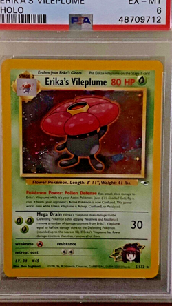 2000 Pokemon Gym Heroes Erikas Vileplume HOLO 5/132 PSA 6 EX-MT EX-MINT - Image 2