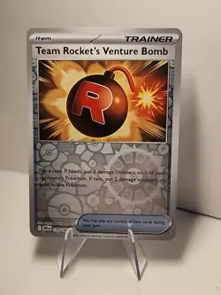 Team Rocket's Venture Bomb 179/182 Destined Rivals Reverse Holo Pokemon TCG NM - Image 1
