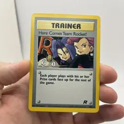 Pokemon TCG Here Comes Team Rocket! Trainer Unlimited Holo Rare 15/82 - Image 1