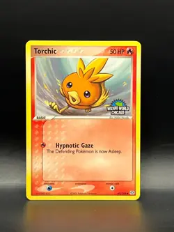 Pokemon TCG- Torchic Wizard World Chicago Rare Promo 2005 Ex Emerald #69 -NM - Image 1