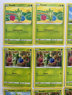 Pokemon Tcg lot of 12 Roselia Reverse Holo Common basic - Image 2