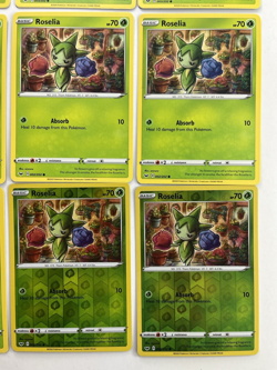 Pokemon Tcg lot of 12 Roselia Reverse Holo Common basic - Image 4