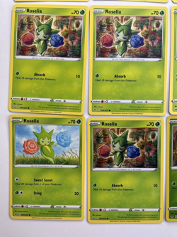 Pokemon Tcg lot of 12 Roselia Reverse Holo Common basic - Image 5