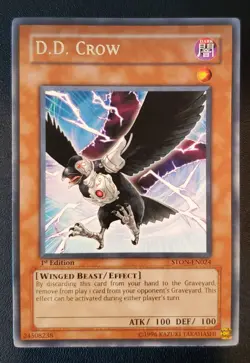 Yu-Gi-Oh! D.D. Crow STON-EN024 Strike of Neos 1st Edition NM - Image 1