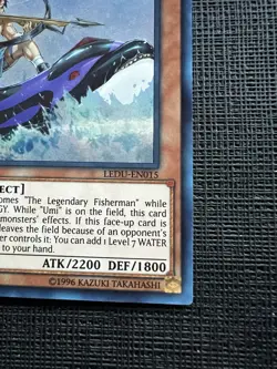 Yu-Gi-Oh! TCG The Legendary Fisherman II 1st Edition LEDU-EN015 Super Rare NM - Image 4