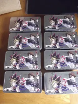 Job Lot 8x Yu-Gi-Oh Dueling Mirrors Tins (EMPTY) 2024 25th Anniversary Undamaged - Image 2