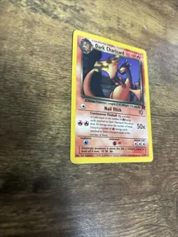 Pokemon Dark Charizard TCG Non-Holo Rare Card 21/82 NM- Condition - Image 2
