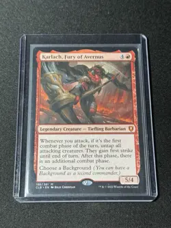 Karlach, Fury of Avernus MTG Battle for Baldur's Gate CLB NM Unplayed Card # 186 - Image 3