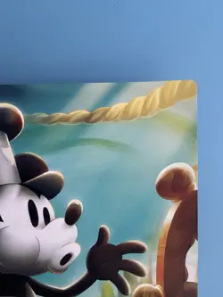 Mickey Mouse Steamboat Pilot Fabled Promotional Oversized Giant Lorcana Card - Image 3