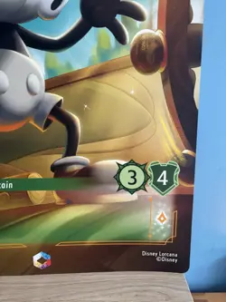 Mickey Mouse Steamboat Pilot Fabled Promotional Oversized Giant Lorcana Card - Image 4