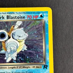 Dark Blastoise 3/82 Team Rocket Holo Rare Pokemon Card - Image 3