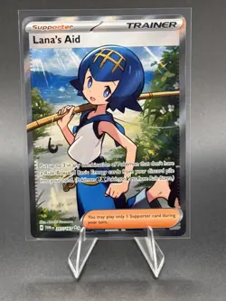 Pokemon Card Lana's Aid 207/167 Twilight Masquerade Ultra Rare Near Mint - Image 1