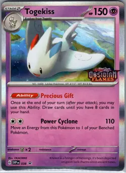 Togekiss - (Prerelease) SVP 038 Scarlet & Violet Promo - Pokemon Card - NM - Image 1