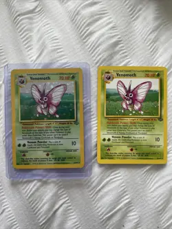 Pokemon TCG VENOMOTH Jungle 13/64 29/64 Unlimited Holo Rare & Rare - Image 1
