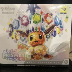 Pokemon TCG Scarlet Violet Prismatic Evolutions Elite Trainer Box ETB New Sealed - Image 1
